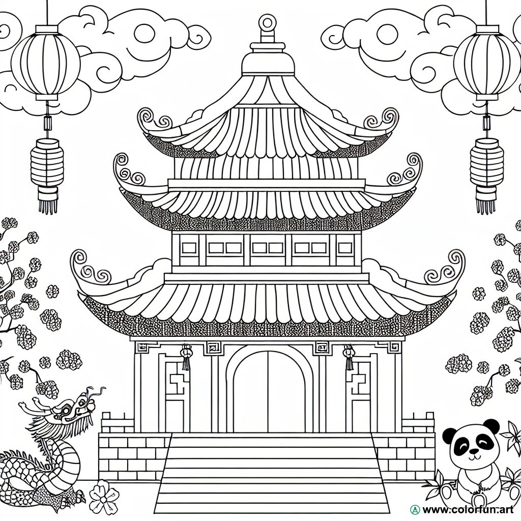 coloriage chine gs