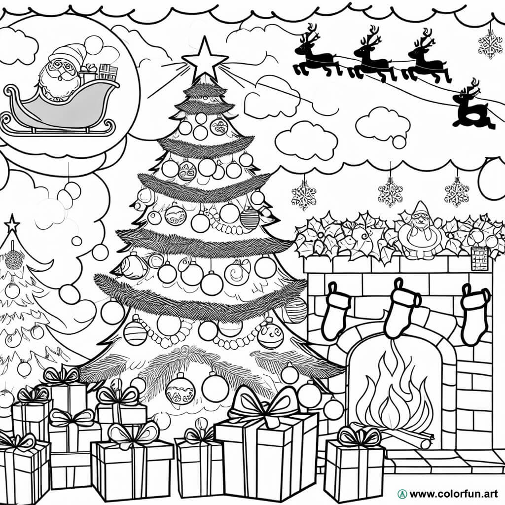 Le Renouveau du Noël Traditionnel : Une Exploration du Coloriage de Noël 2024