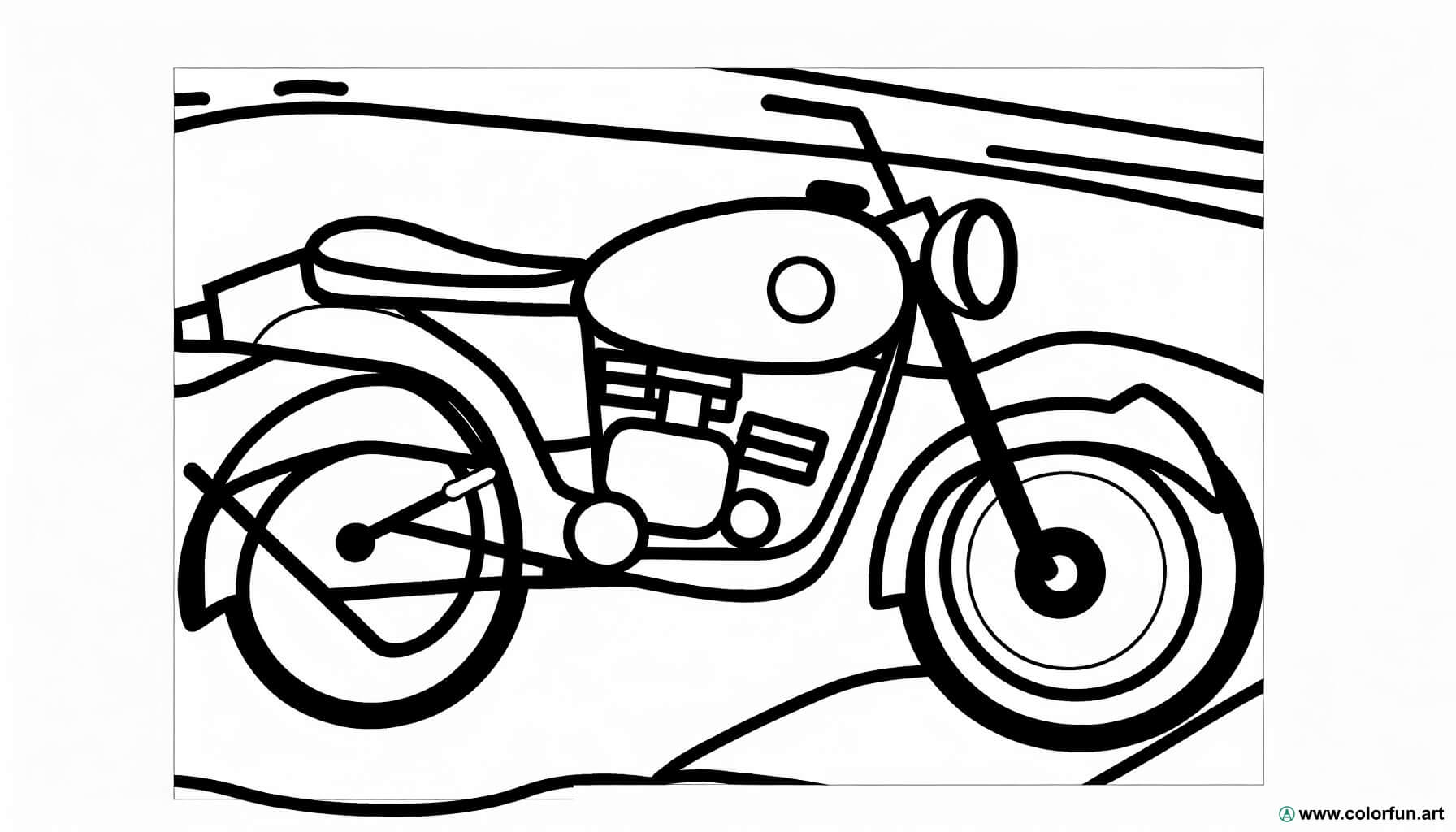 Coloriage D Une Moto Yamaha T L Charger Ou Imprimer Gratuitement