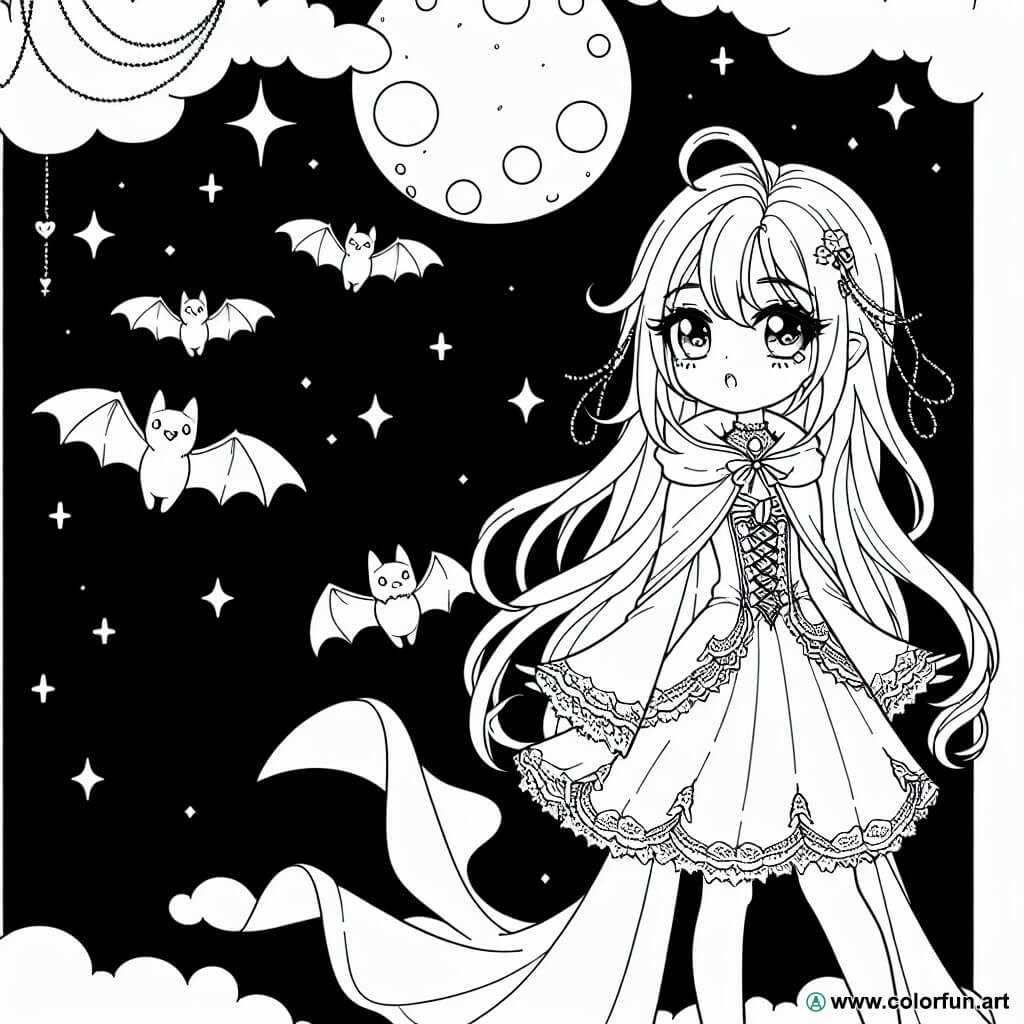 Coloriages De Vampires Coloriages Gratuits Pour Enfants Colorfun Fr