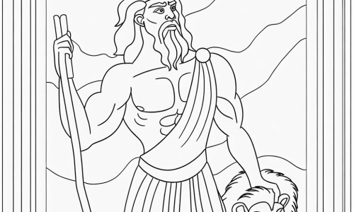 Coloriage De Mythologie Grecque Facile à Télécharger Ou à Imprimer Gratuitement 0471