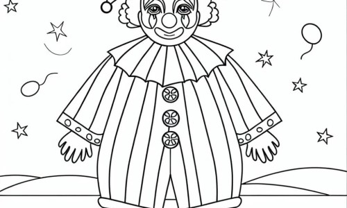 Coloriage De Clown Pour Maternelle T L Charger Ou Imprimer Gratuitement