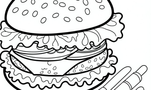 Coloriage De Fast Food T L Charger Ou Imprimer Gratuitement