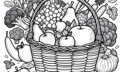 Coloriage De Fruits Et L Gumes Sains T L Charger Ou Imprimer Gratuitement